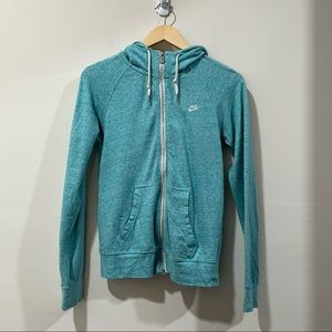 Nike Full Zip Hoodie Teal